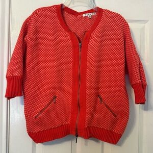 CAbi Knit Zip-Up Sweater